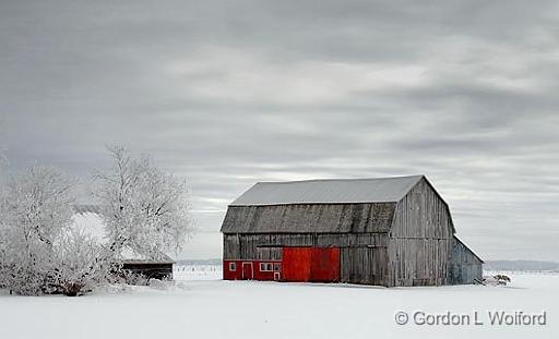Red Barn Doors_52587-8.jpg - Photographed east of Ottawa, Ontario - the capital of Canada.